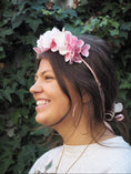 Load image into Gallery viewer, East End Flower Market Faux Flower Crown

