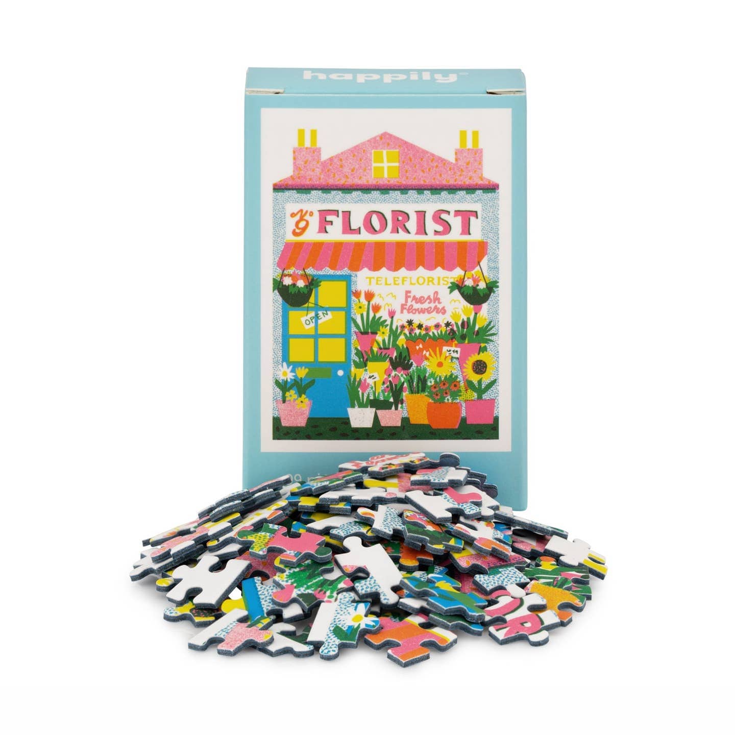 East End Flower Market Florist Mini 99 Piece Jigsaw Puzzle