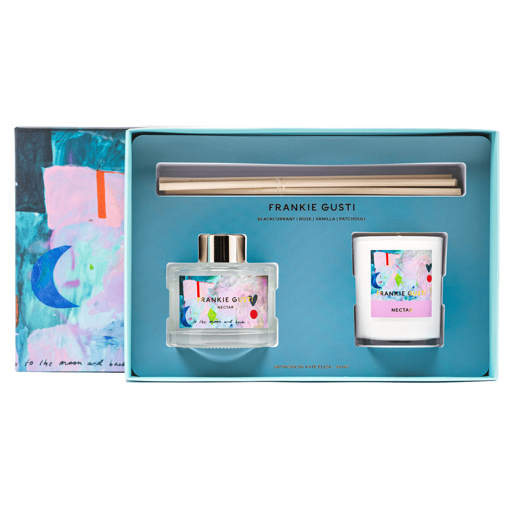 East End Flower Market Frankie Gusti Artist Series The Nectar Candle + Diffuser Duo