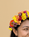Load image into Gallery viewer, East End Flower Market Fresh Full Flower Crown
