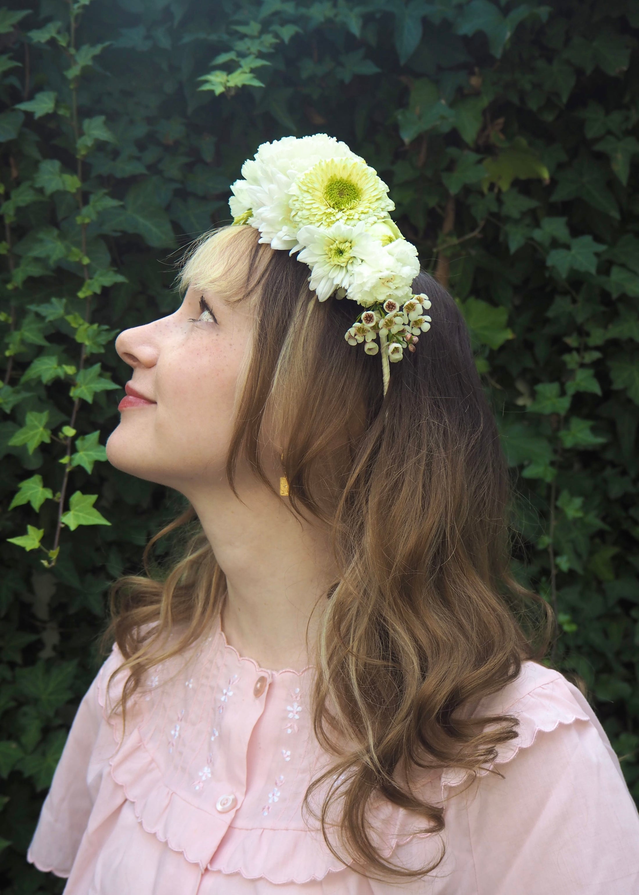East End Flower Market Fresh Half Flower Crown