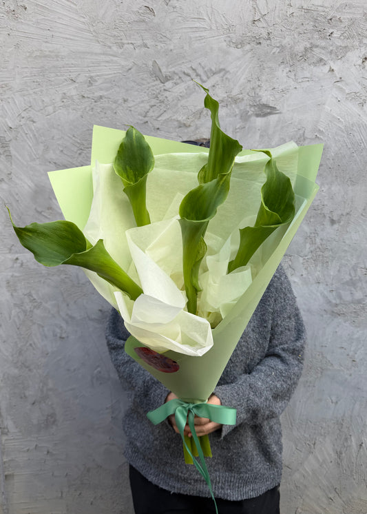 East End Flower Market Green Goddess Lily Market Bunch