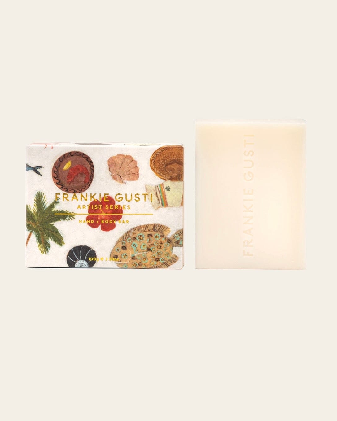 East End Flower Market Hand and Body Bar Frankie Gusti Artist Series Olive Leaf, Citrus and Salt