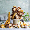 Load image into Gallery viewer, East End Flower Market Honeycomb Highway Pebbly Path Rocky Road 100g
