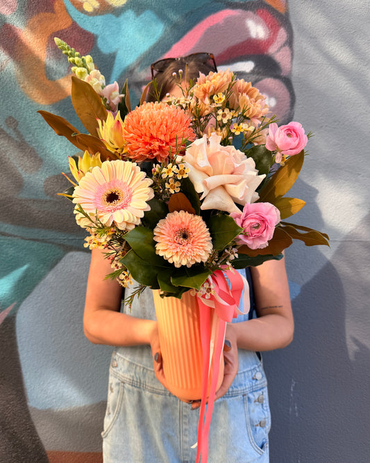 East End Flower Market Just Peachy Arrangement