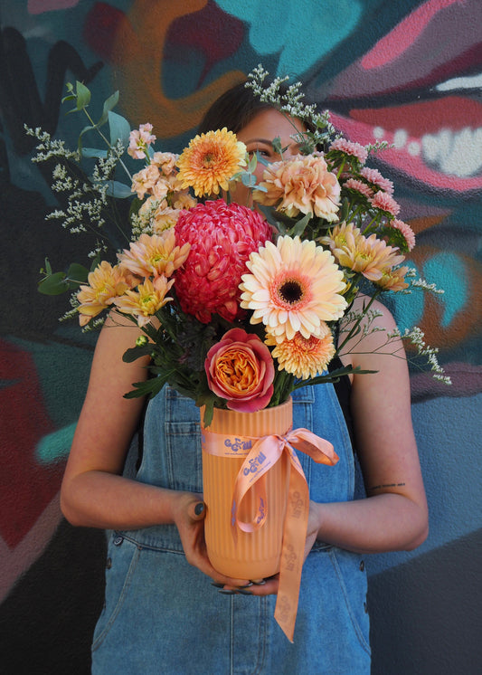 East End Flower Market Just Peachy Posy