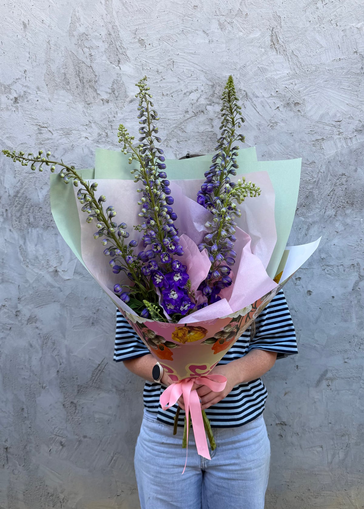 East End Flower Market Locally Grown Delphinium Market Bunch