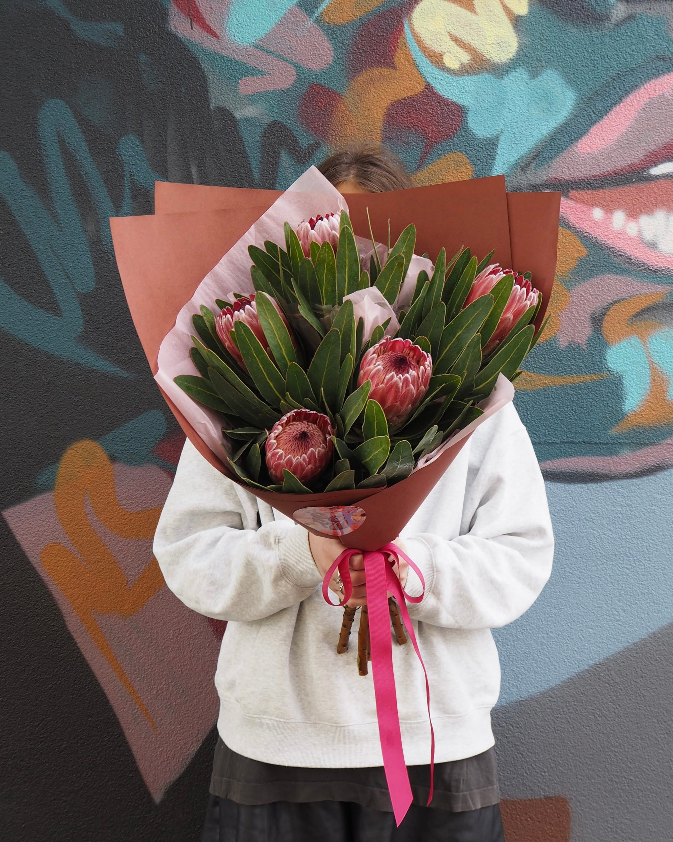 East End Flower Market Locally Grown Protea Market Bunch