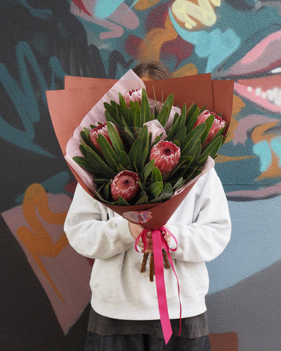 East End Flower Market Locally Grown Protea Market Bunch