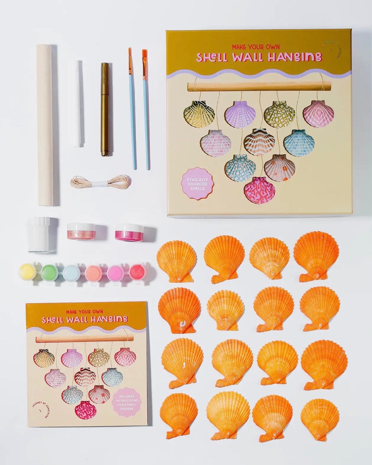 East End Flower Market Make Your Own Shell Wall Hanging