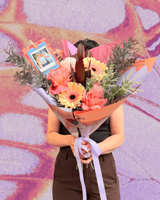 East End Flower Market Mother's Day Pollination Polaroid Bouquet