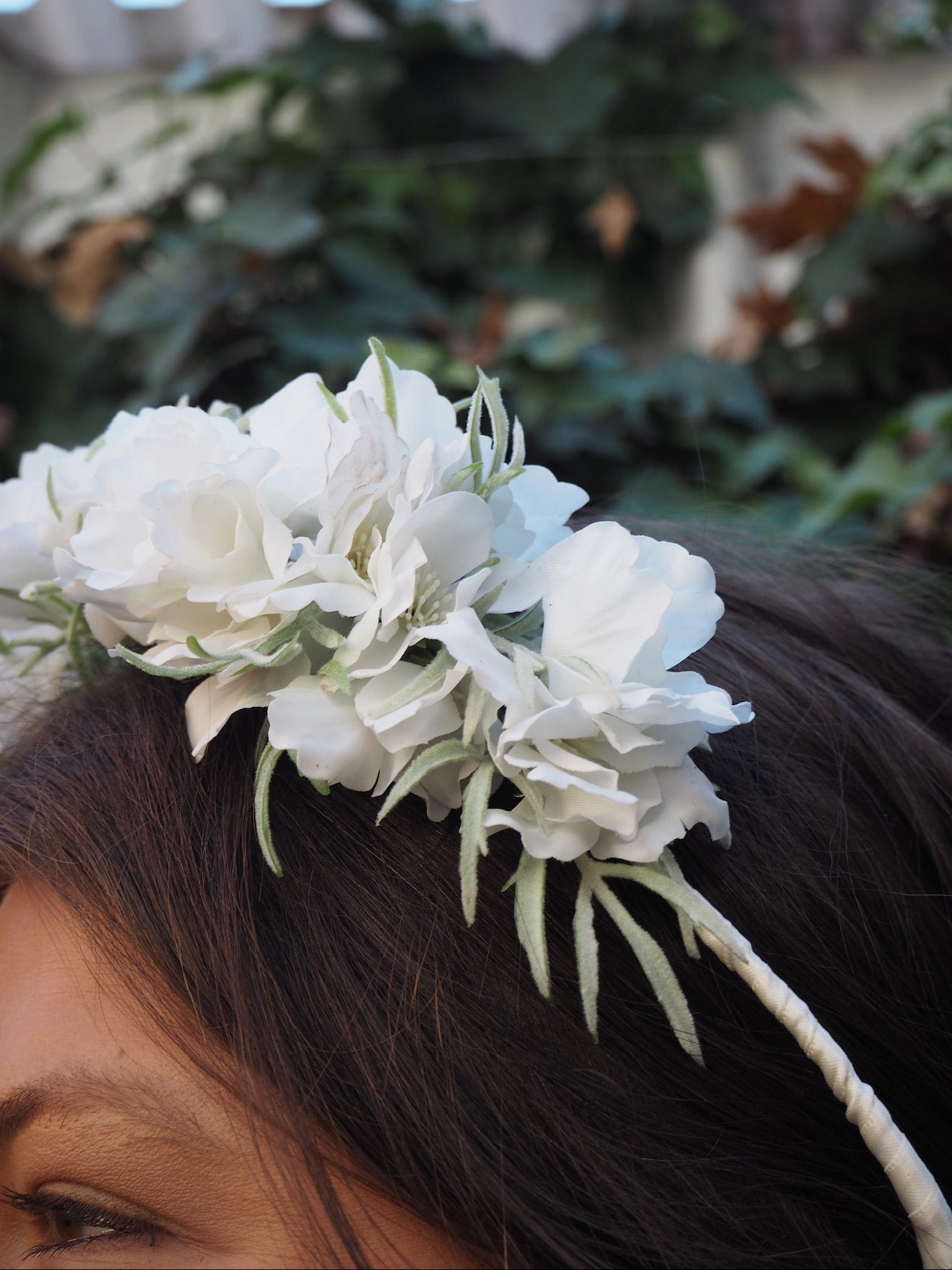East End Flower Market Nude Faux Flower Crown