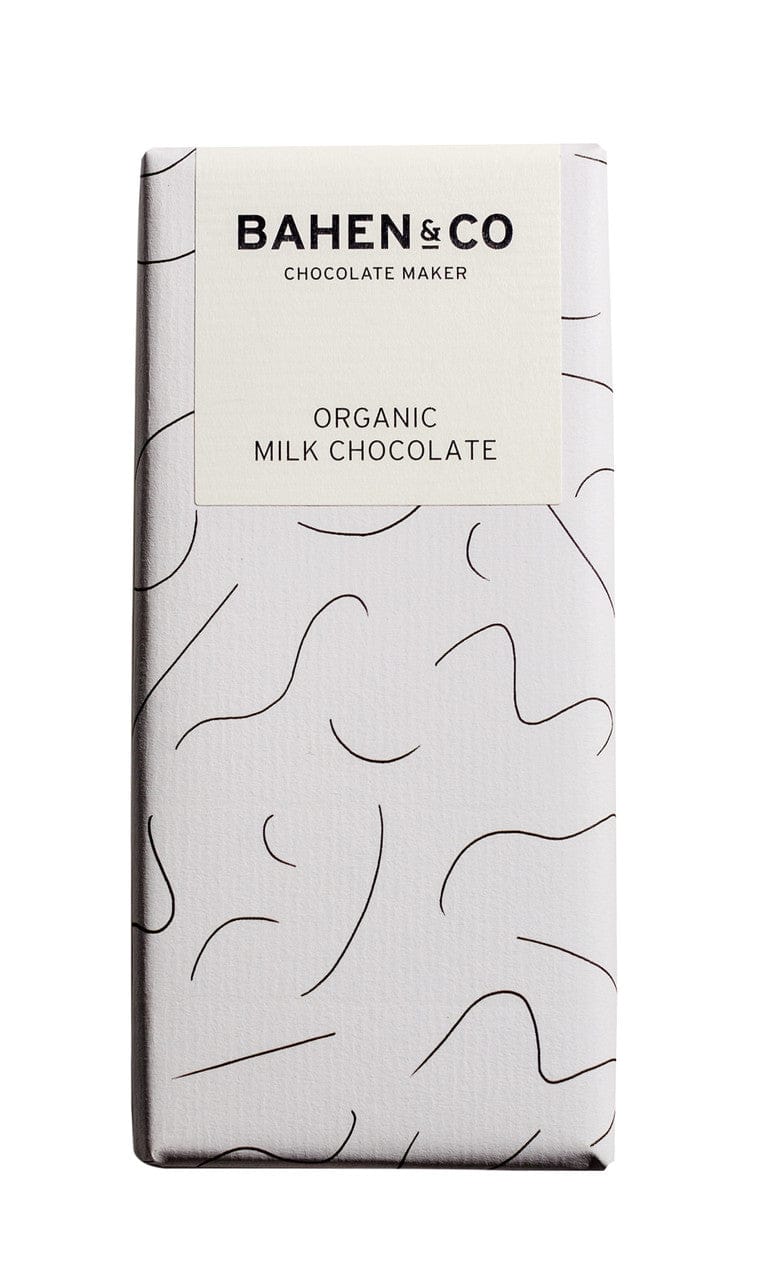 East End Flower Market Organic Milk Chocolate Bahen & Co Chocolate Block