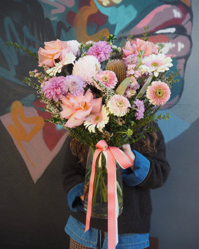 East End Flower Market Pastel Monumental Arrangement