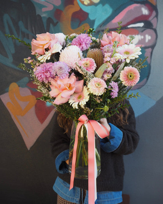 East End Flower Market Pastel Monumental Arrangement