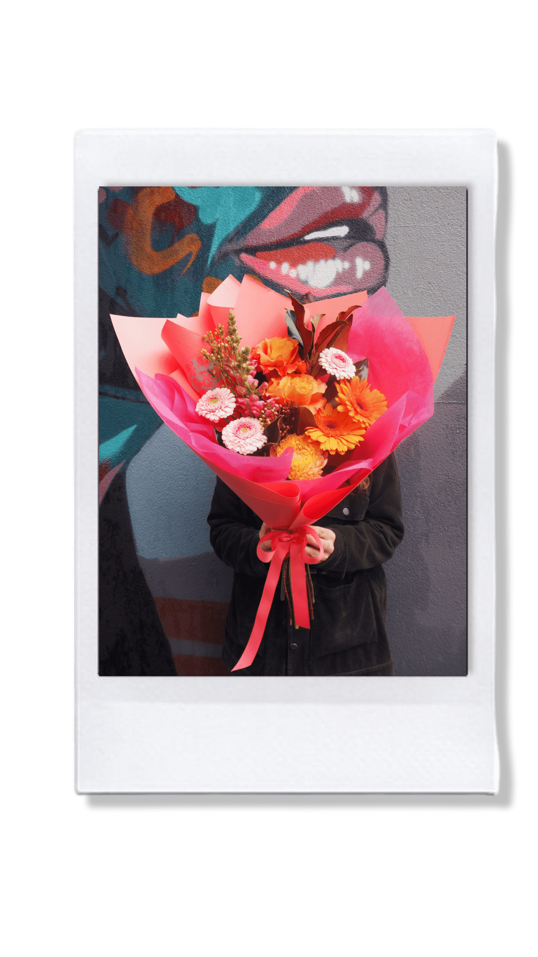 East End Flower Market Pollination Polaroid Bouquet