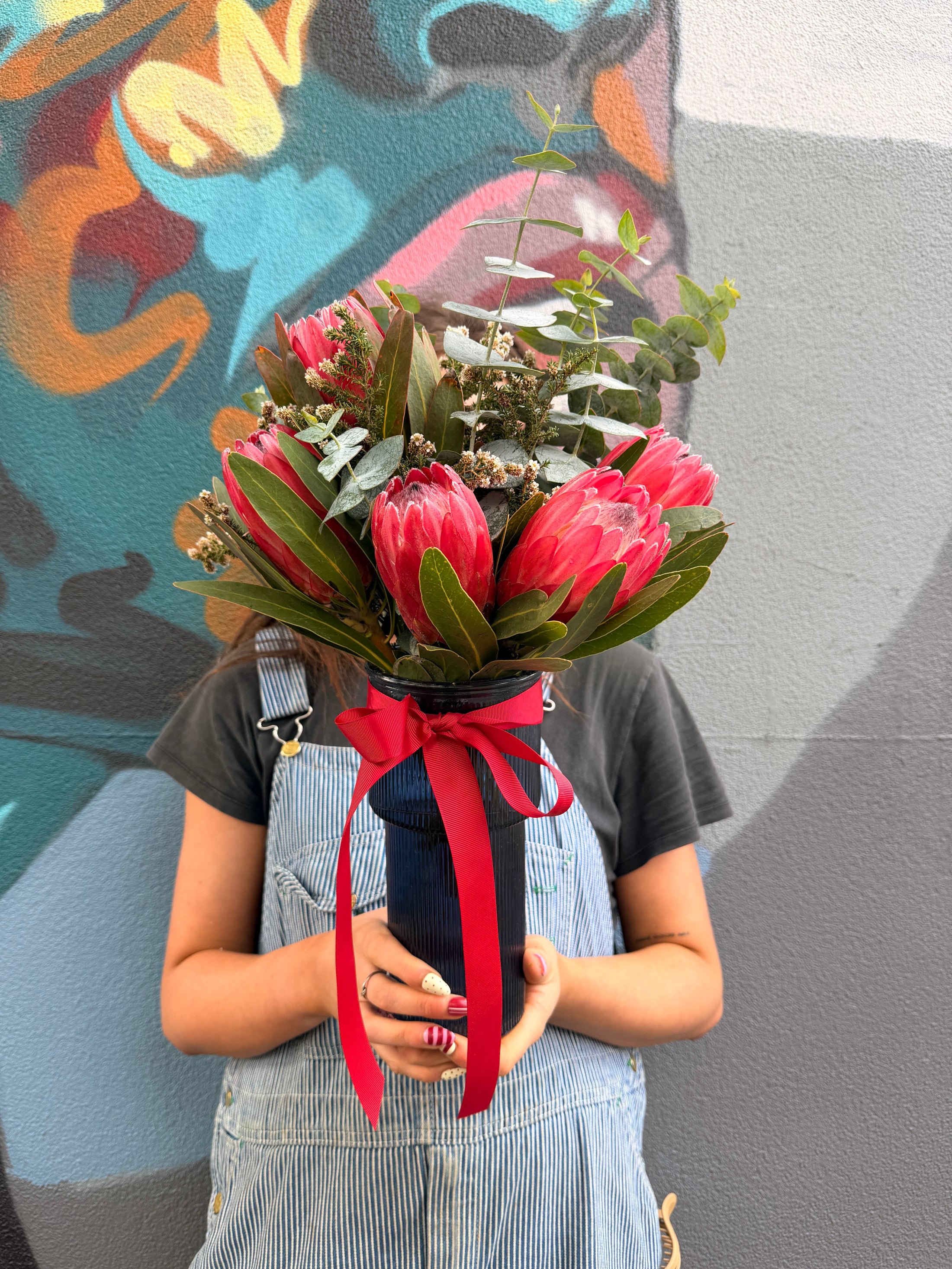East End Flower Market Protea Vase Arrangement