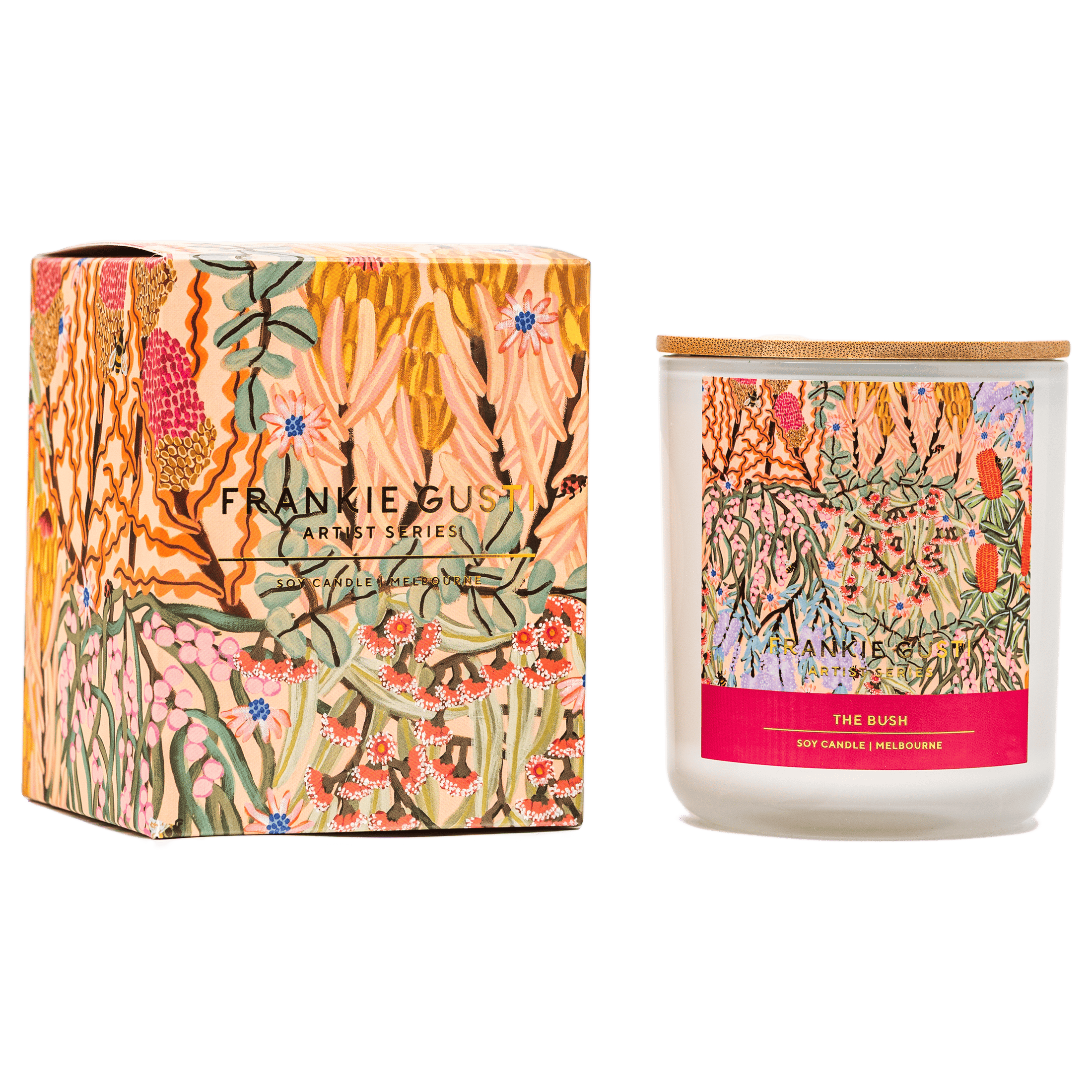 East End Flower Market The Bush Frankie Gusti Artist Series Soy Candle