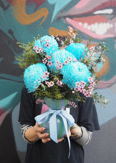 East End Flower Market Thursday Special Bobbi Blue arrangement