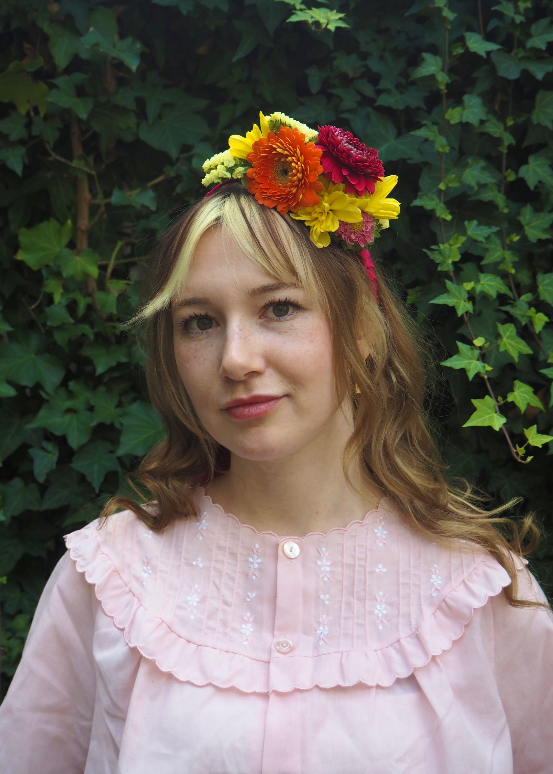 East End Flower Market Vibrant Fresh Quarter Flower Crown