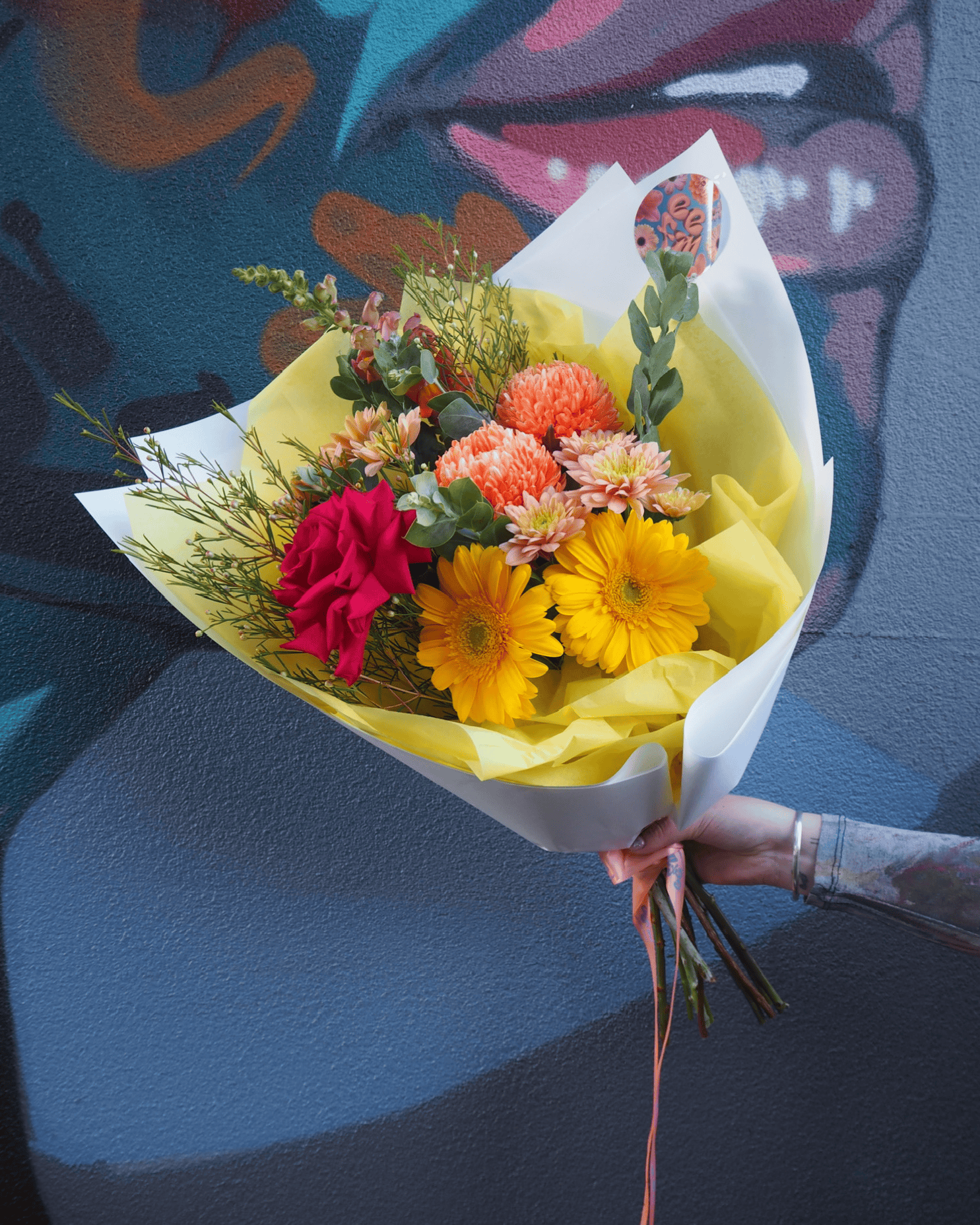 East End Flower Market Vibrant The Executive Bouquet