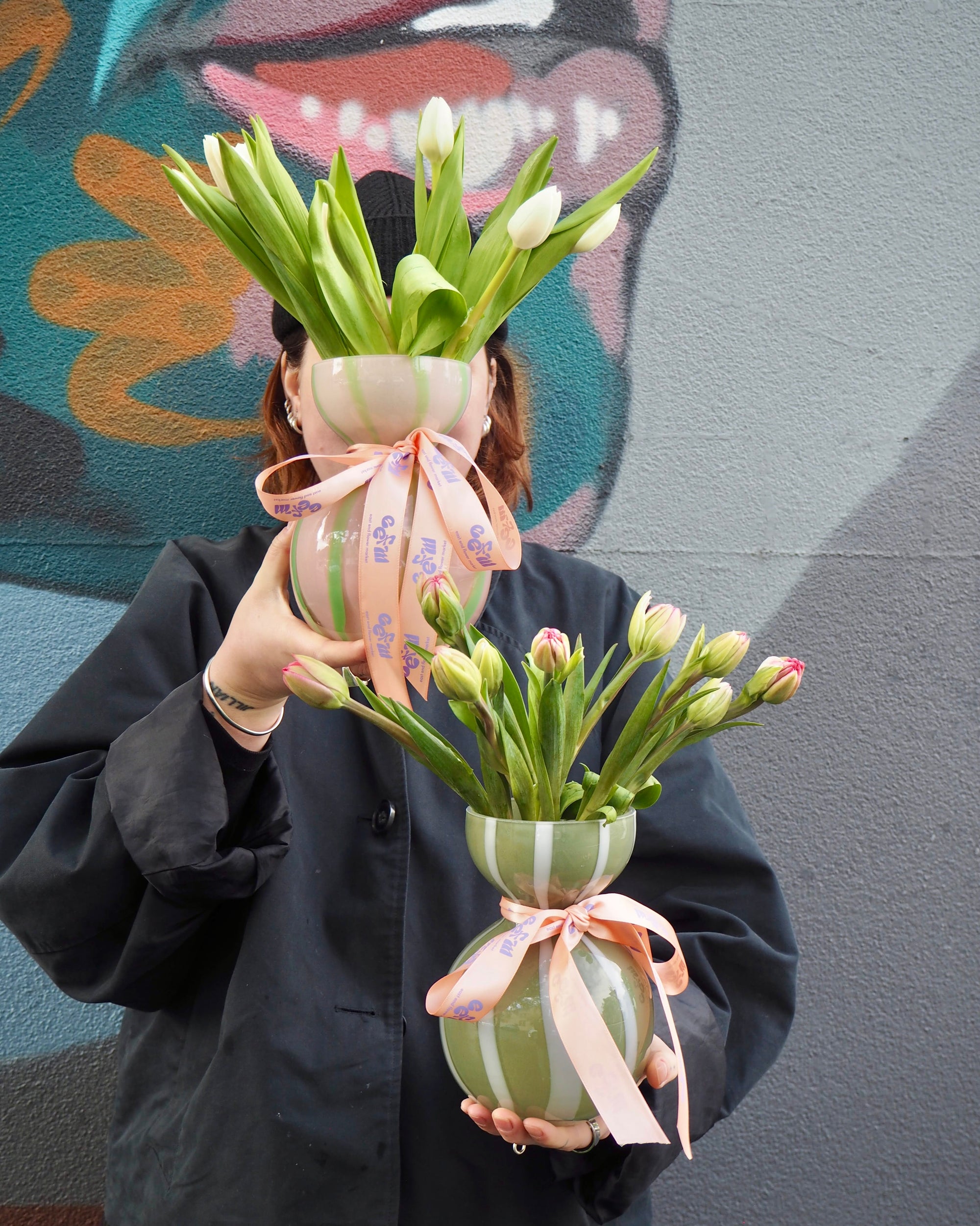 East End Flower Market Weekend Special Tulip Vase