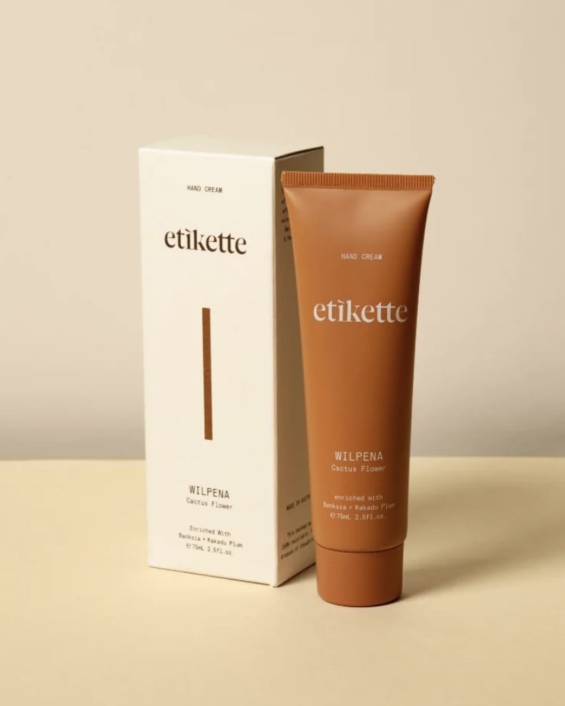 East End Flower Market Wilpena in Cactus Flower Etikette Hand Cream