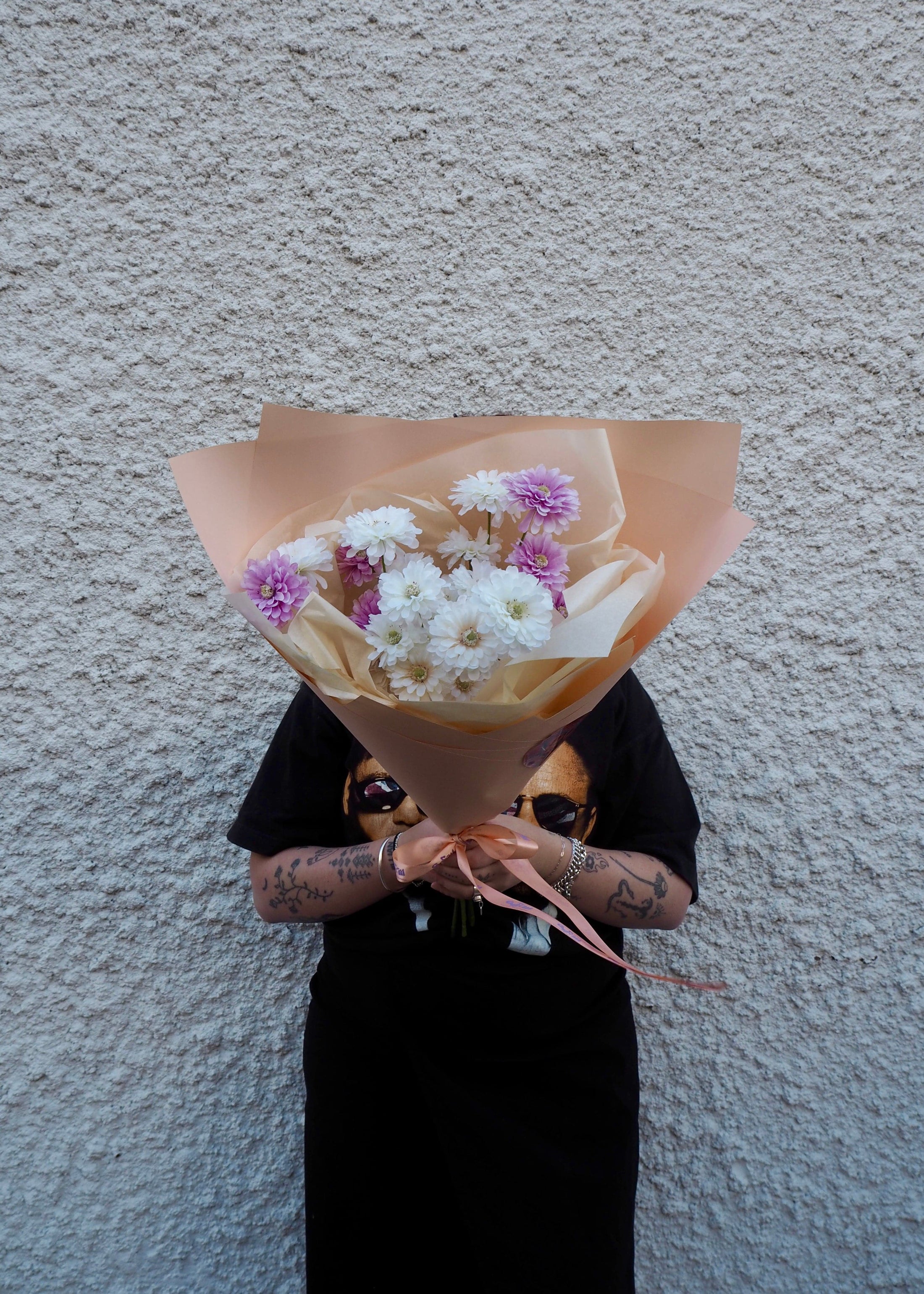 East End Flower Market Zinnia Faux Bloom Market Bunch