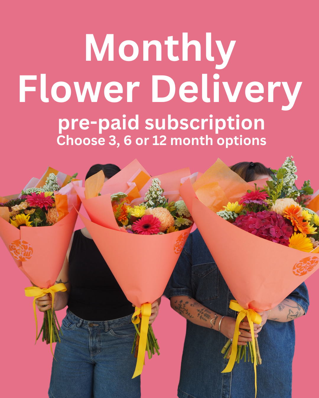 Prepaid Monthly Flower Delivery