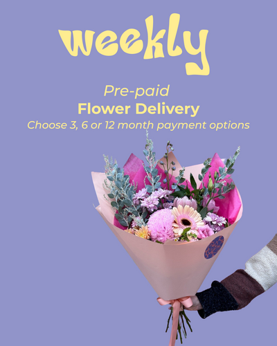 Prepaid Weekly Flower Delivery