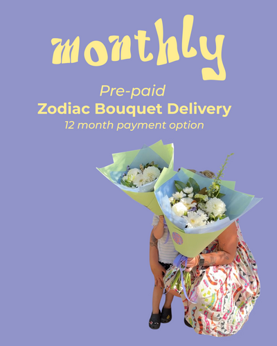 Prepaid Zodiac Flower Subscription