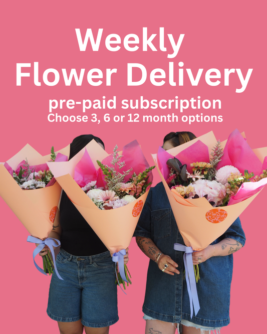 Prepaid Weekly Flower Delivery